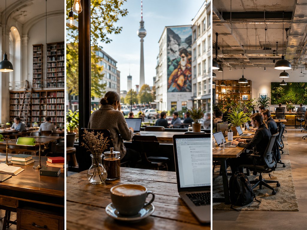 Die besten Lernorte in Berlin 2026: Bibliotheken, Cafés und Coworking-Spaces für jeden Lerntyp