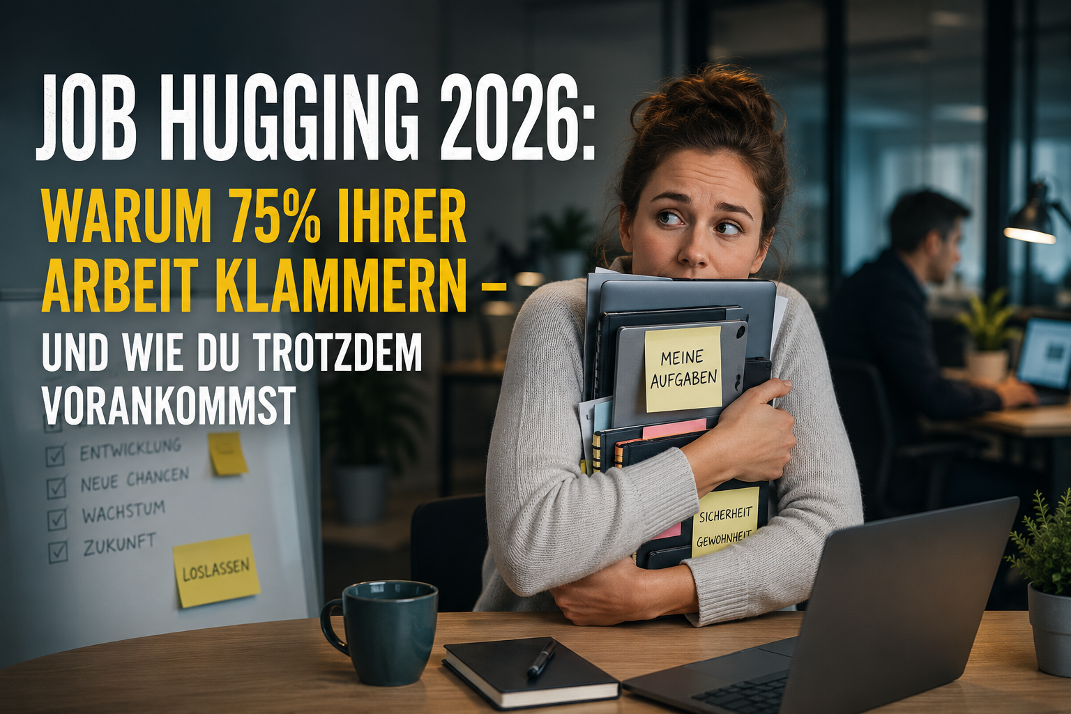 Job Hugging 2026: Warum 75% klammern