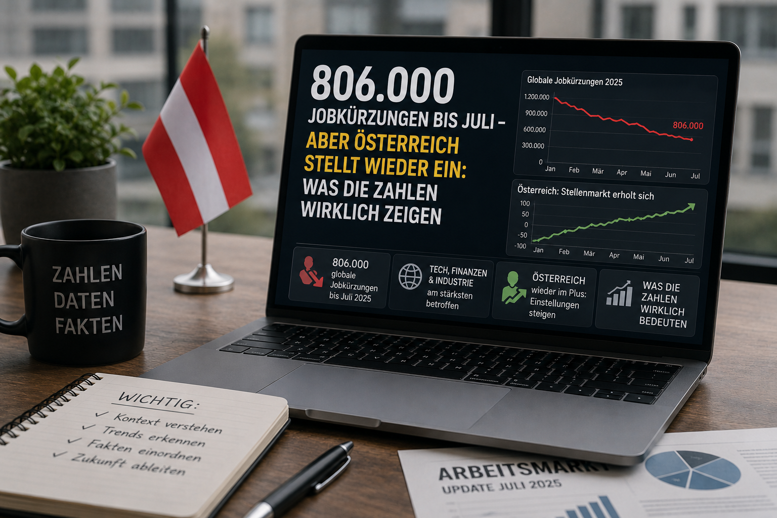 806.000 Jobkürzungen: USA vs. Österreich 2026