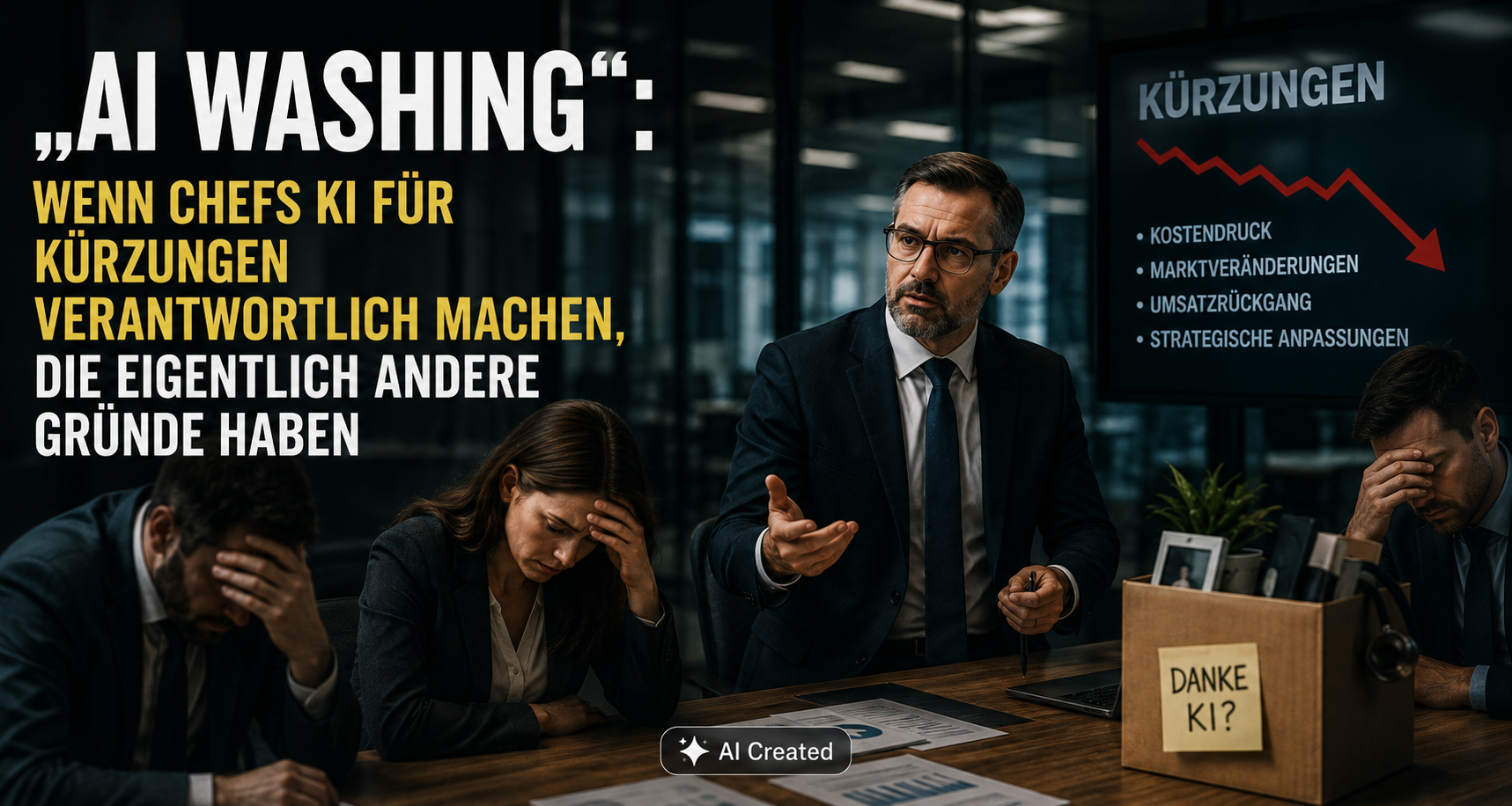 AI Washing erklärt: Wenn KI zur Ausrede wird