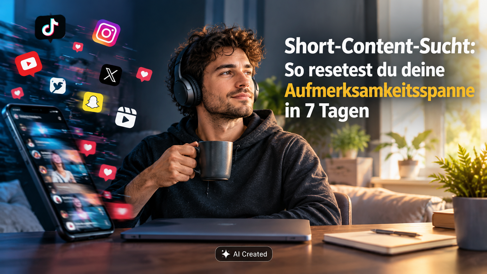 Short-Content-Sucht: 7-Tage-Reset für deine Aufmerksamkeit