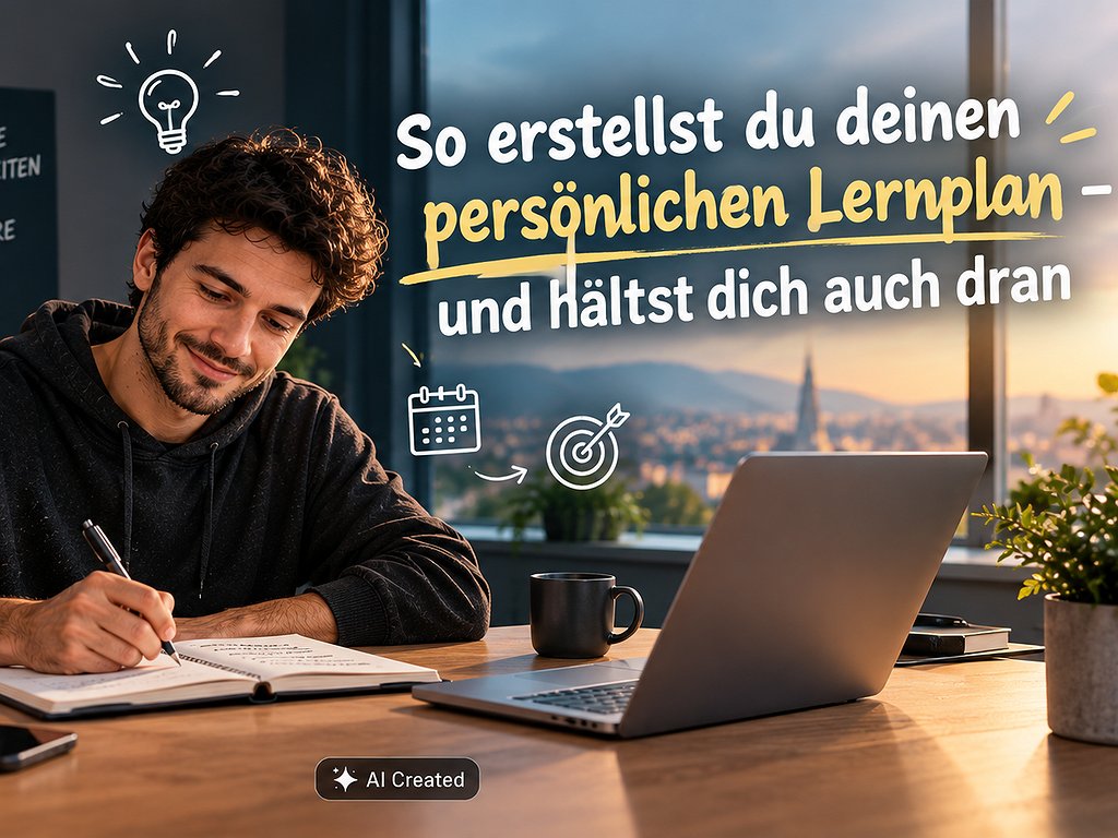 So erstellst du deinen persönlichen Lernplan – und hältst dich auch dran