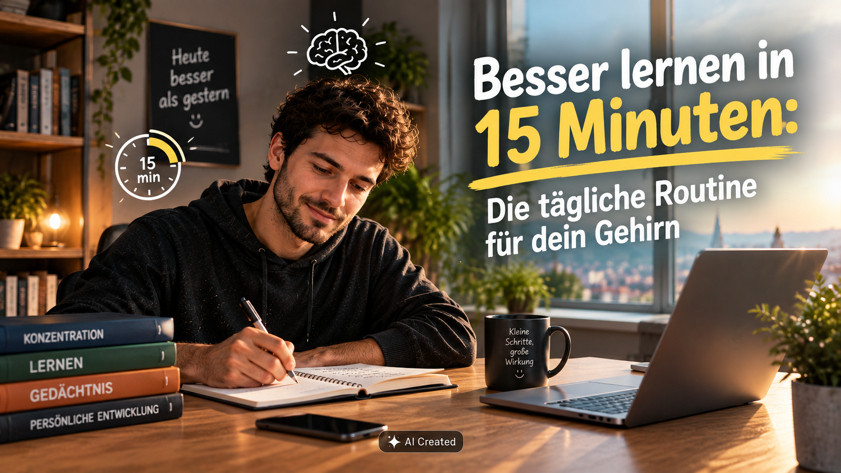 Learn Better in 15 Minutes: A Daily Routine for Your Brain