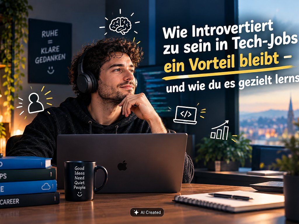 Wie Introvertiert zu sein in Tech‑Jobs ein Vorteil bleibt – und wie du es gezielt lernst