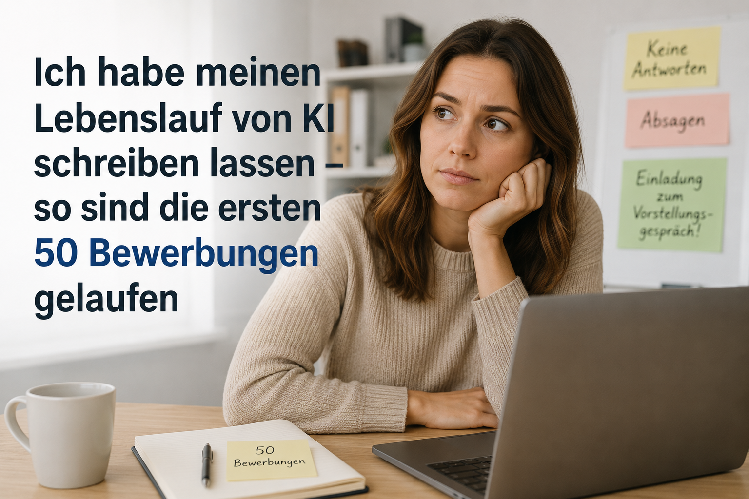 Ich habe meinen Lebenslauf von KI schreiben lassen – so sind die ersten 50 Bewerbungen gelaufen