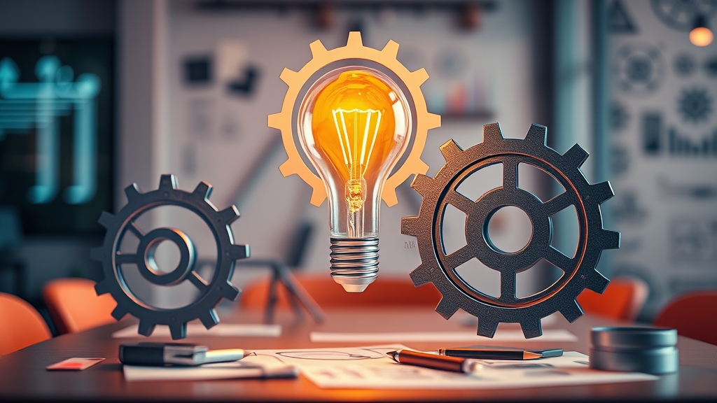 Abstrakte Darstellung von Kreativität und Zusammenarbeit mit KI-Tools.